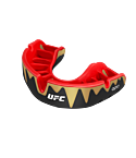Капа OPRO x UFC Self-Fit Platinum черная, золотая, красная