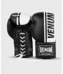 Боксерские перчатки Venum Shield Pro with laces черные, белые