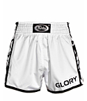 Шорты Fairtex x Glory Boxing белые, черные