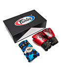 Боксерские перчатки + шорты Fairtex Golden Jubilee