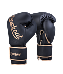 Knockout Apollo Боксерские перчатки KO Leather черные, золотые