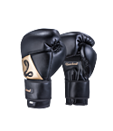 Knockout Cobra Boxing gloves KO Leather black, gold