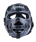 Knockout Drago headguard with grill black