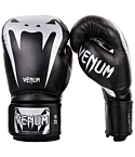VENUM GIANT 3.0 BOXING GLOVES - NAPPA LEATHER - Black/Silver