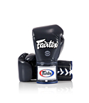 Boxing gloves Fairtex Pro Competition Locked Thumb Leather, blue