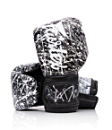 Boxing gloves Fairtex Microfiber Art Collections Painter balck, white