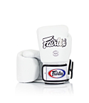 Боксерские перчатки Fairtex Tight-Fit Universal кожа, белые