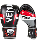 Venum "Elite" Boxing Gloves Black/Red/Grey