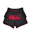 Детские шорты Fairtex Kickboxing Micro Satin Midnight Red