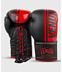 Боксерские перчатки Venum Shield Pro with laces черные, красные