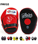 Fairtex Classic Pro Focus Mitts Leather Black/RED (Pair)