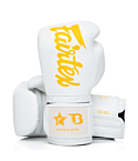 Boxing gloves Fairtex & Booster Fight Gear white