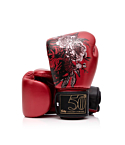 Boxing gloves Fairtex Golden Jubilee red
