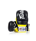 MMA перчатки Fairtex Super Sparring черные, желтые