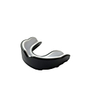 Knockout mouthguard for adults black white