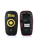 Curved Kick Pads Fairtex Microfiber Standart black
