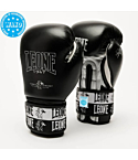 Leone 1947 Boxing gloves Iconic WAKO Approved black