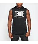 Leone 1947 Жилетка Logo Hooded sleeveless черная