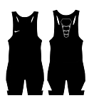 Nike Grappler Elite Борцовское трико черное