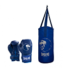 Kids Punching bag set Super Pro Combat Gear blue