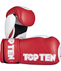 Boxing gloves Top Ten Star XLP WAKO Leather, red