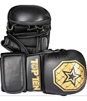 Top Ten MMA sparring gloves Contender black, gold