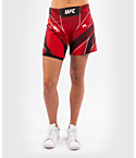 Шорты UFC Venum Authentic Fight Night Women's Long Fit, красные