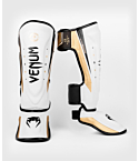 Shinguards Venum Elite Evo white, gold