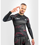 Rashguard long sleeves UFC Venum Authentic Fight Week Men´s 2.0 Performance black, red