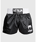 Venum Шорты Classic Muay Thai черные, белые, белые