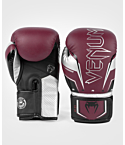 Venum Elite Evo Boxing Gloves burgundy, silver
