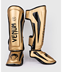 Защита ног Venum Elite Standup золотая, черная