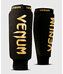 Защита ног Venum Kontact without foot черные, золотые
