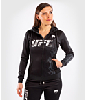 Hoodie UFC Venum Authentic Fight Week Women's Zip, black