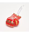 Xmas Tree decoration glove Leone 1947 red