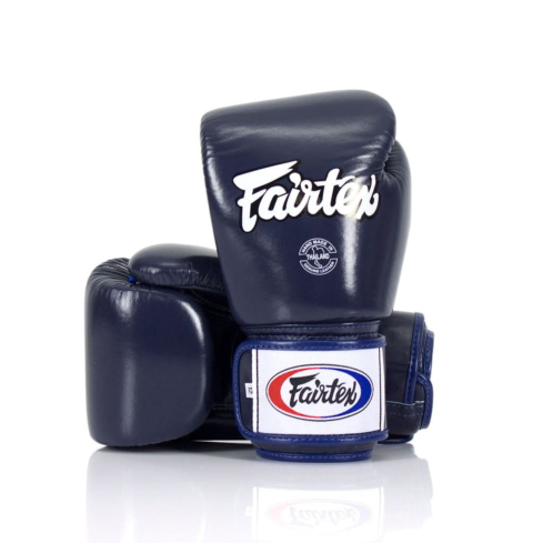 Fairtex Боксерские перчатки Tight-Fit Universal Кожа, синие