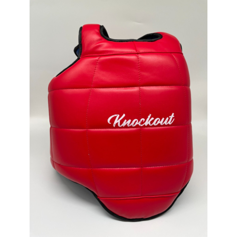 Knockout Training Chest guard Deluxe Reversible blue, red
