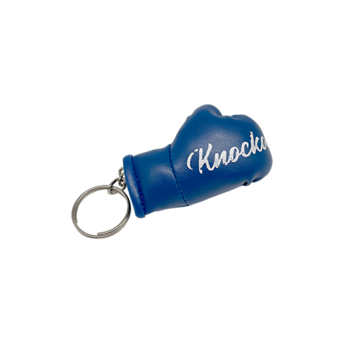 Knockout Keyring Mini Boxing glove blue