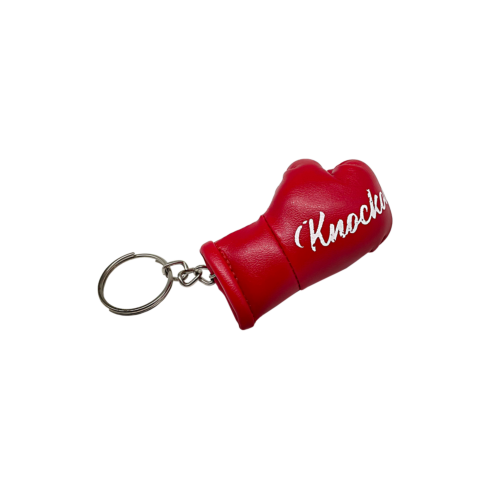 Knockout Keyring Mini Boxing glove red