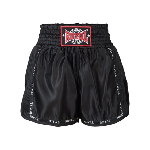 Royal Шорты Muay Thai / Kickboxing Mesh черные, черные