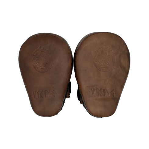 Knockout Focus Mitts Viking Leather dark brown