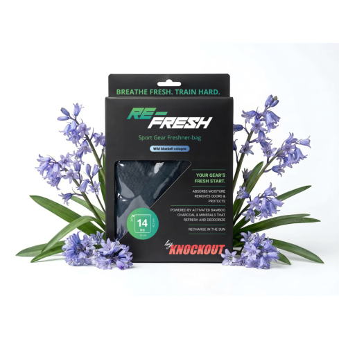 Knockout Re-Fresh Sport gear Freshner-bag Wild bluebell cologne
