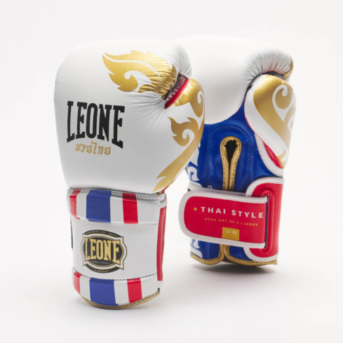 Leone 1947 Боксерские перчатки Thai Style белые
