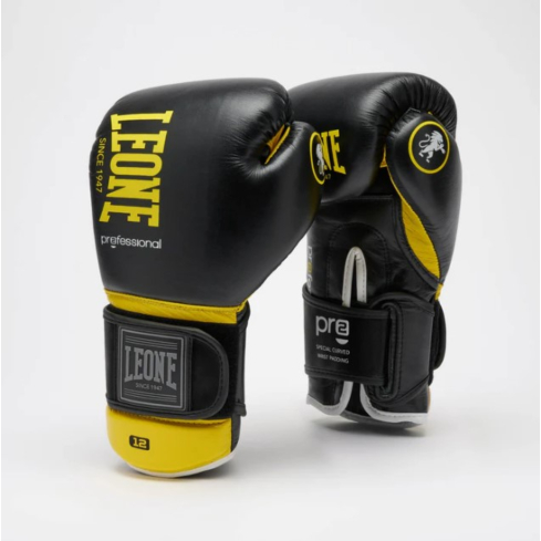 Leone 1947 Боксерские перчатки Professional 2 желтые