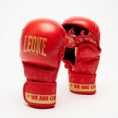 Leone 1947 MMA gloves DNA Sparring red