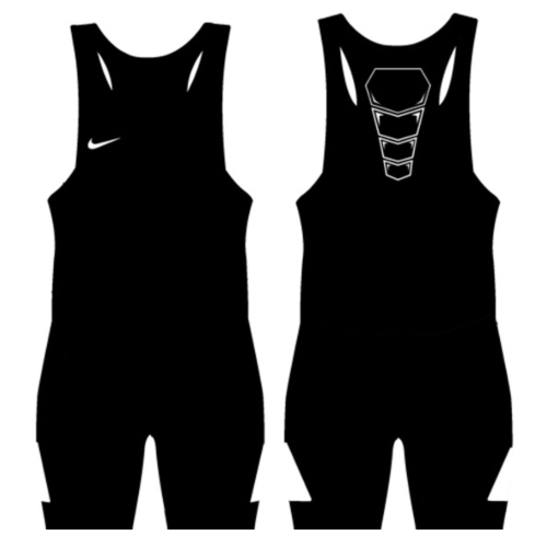 Nike Grappler Elite Борцовское трико черное