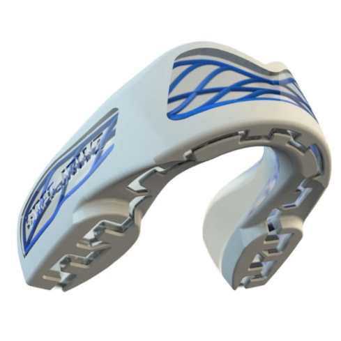 Safejawz Mouthguard Nitro Series Adult white, blue