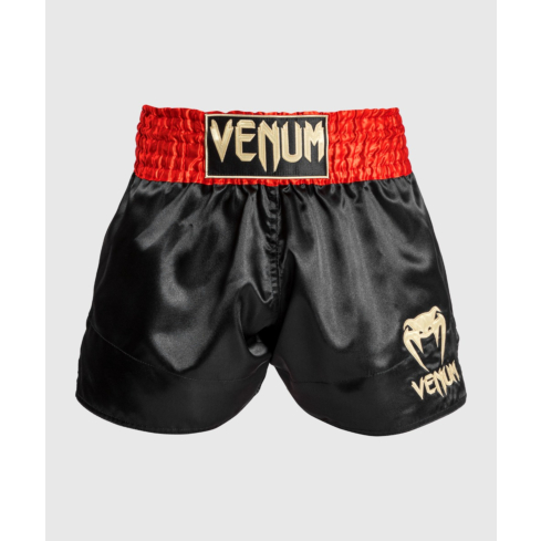 Venum Short Classic Muay Thaï red, black, gold