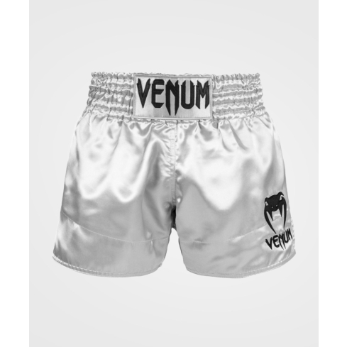 Venum Classic Shorts Muay Thai silver, black