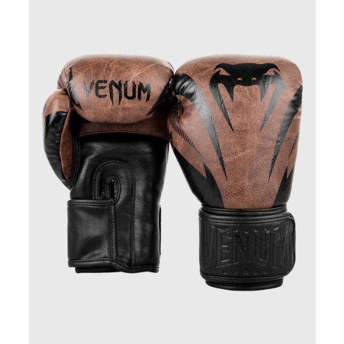 Boxing gloves Venum Impact black, brown